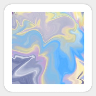 Abstract Watercolour pastel splash Sticker